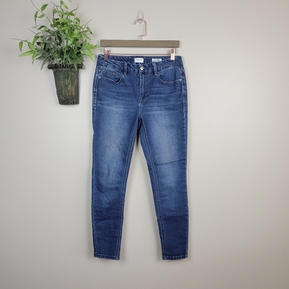 Kensie Ultimate High Rise Skinny Dark Wash Jegging Ankle Legging Jeans 6 28